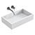 Minimalist Cube Stone Basins 3D model small image 2