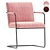 Elegant Stitched Armchair Design 3D model small image 2