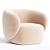 Stylish SWELL Armchair Design 3D model small image 2