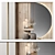 Modern Hallway Composition Cabinet 3D model small image 1