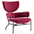 Modern Cassina Armchair 3D Model 3D model small image 1