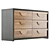 Modern 6-Drawer Dresser, UV-Unwrapped 3D model small image 1