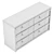 Modern 6-Drawer Dresser, UV-Unwrapped 3D model small image 3