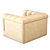 3D Crate&Barrel Chiltern Chair Model 3D model small image 5