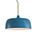 Sapphire Sky Brass Pendant Light 3D model small image 1