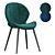 Plush Mika Kitchen Chair 3D model small image 1