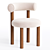 Modern Fat Dining Chair 2014 3D model small image 1