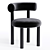 Modern Fat Dining Chair 2014 3D model small image 2