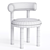 Modern Fat Dining Chair 2014 3D model small image 3