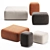 Viccarbe SEASON Pouf Collection 3D model small image 1
