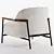 Sophisticated Sejour Lounge Chair 3D model small image 4