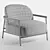 Sophisticated Sejour Lounge Chair 3D model small image 5