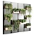 Metal Framed Plant Partition Box 3D model small image 1