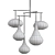 Elegance XL Chandelier in VRay 3D model small image 2