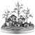 Festive Snowy Miniature Christmas Decor 3D model small image 4