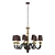 Elegant Murano Glass Chandelier 3D model small image 1