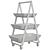 Risatorp Utility Cart White IKEA 3D model small image 3