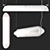 Modern Acrylic and Aluminum Pendant 3D model small image 4