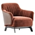 Modern Poliform Kaori Armchair Collection 3D model small image 1