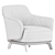 Modern Poliform Kaori Armchair Collection 3D model small image 5