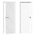 TREND TR11 Bianco Interior Door 3D model small image 2