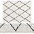 Berber Style Jiraya Rug White/Black 3D model small image 6