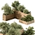  Botanical Box - Garden Flora 3D model small image 1