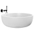 Round Stone Bath 1350mm Magnificence 3D model small image 2