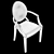 Transparent Louis Ghost Chair 2017 3D model small image 7