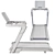 InSportline T420i Folding Treadmill 3D model small image 6