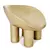 Sleek Roly-Poly Fiberglass Armchair 3D model small image 3