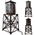 Quadro Water Tower Design Model 3D model small image 1