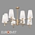 Classic Crystal Chandelier Eurosvet 60137/8 Milazzo 3D model small image 1