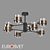 Eurosvet Arcada Ceiling Light 8-Lamp 3D model small image 1