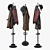 Modern Entryway Coat Rack Stand 3D model small image 4