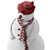 Festive Snowman Fabric: Vray Render 3D model small image 2