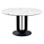 Elegant Bolzano 138 Gold Table 3D model small image 2