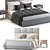 Meridiani BARDO Bed 3D Model 3D model small image 2