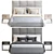 Meridiani BARDO Bed 3D Model 3D model small image 3