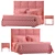 Meridiani BARDO Bed 3D Model 3D model small image 4