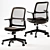 ErgoFlex Midback Mesh Office Chair 3D model small image 4