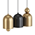 Brass Matte LED Pendant Light 3D model small image 2