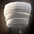 IKEA Grönplym White Wall Sconce 3D model small image 3