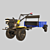 High-Powered Utility Tractor 3D model small image 1