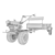 High-Powered Utility Tractor 3D model small image 7