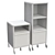 IKEA Bekant Storage Units Pack 3D model small image 6