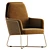 Contemporary Jamie Lounge Chair 3D model small image 3