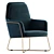 Contemporary Jamie Lounge Chair 3D model small image 5