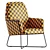 Contemporary Jamie Lounge Chair 3D model small image 7