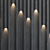 Pine Fluted 3D Panel Light 3D model small image 4